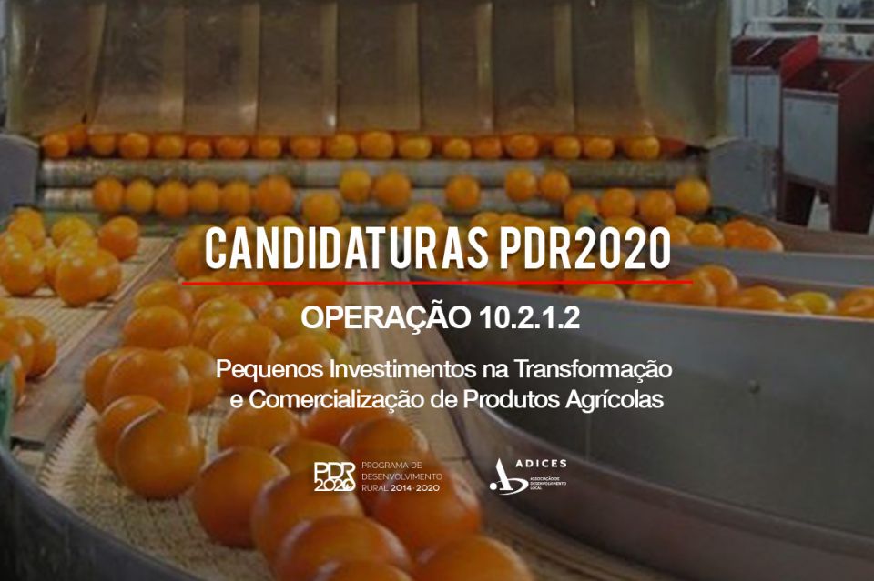 4º CONCURSO [ Operação 10.2.1.2 ] – Pequenos Investimentos na Transformação e Comercialização de Produtos Agrícolas.
