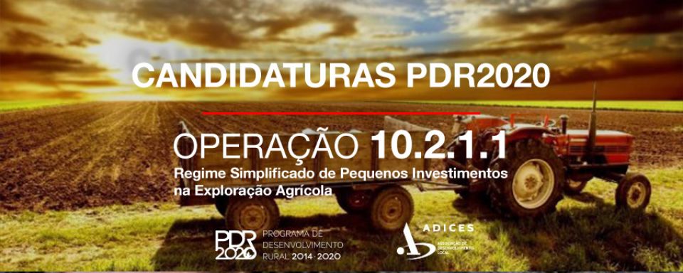 4º CONCURSO [ Operação 10.2.1.1 ] – Pequenos Investimentos na Exploração Agrícola